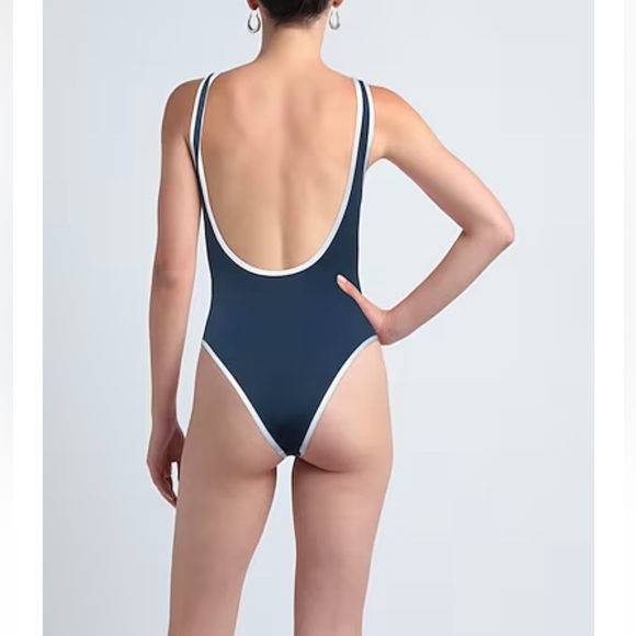 BALMAIN**Navy Logo One-Piece Swimsuit***US 4 $580 - Picture 5 of 5